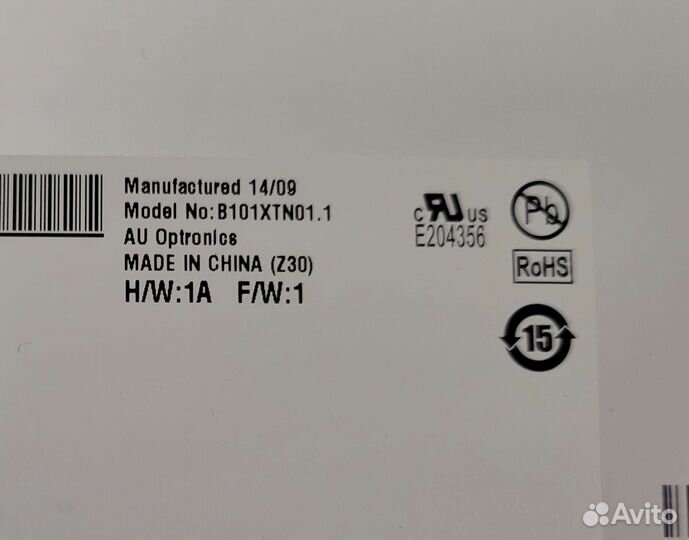 Матрицы ноутбуков TN170X2 b101xtn01