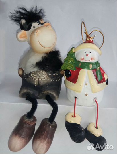 Корова. Снеговик. Новые