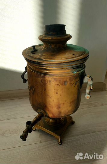Самовар на дровах старинный