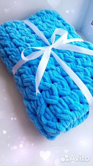 Плед детский плюшевый