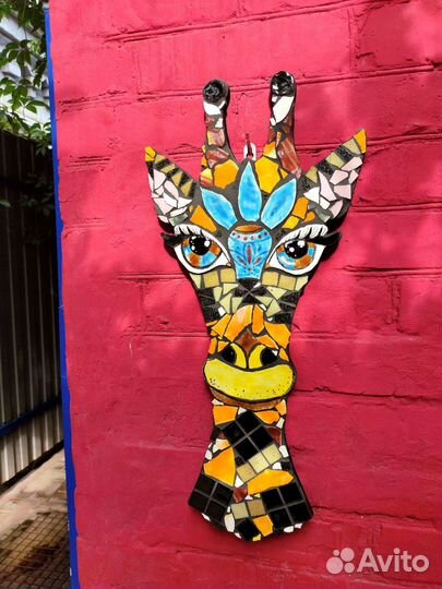 Мозаичное панно - Жираф