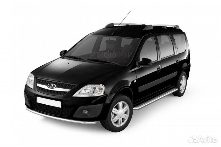 Рейлинги Усиленные (Серебристый муар) LADA Largus