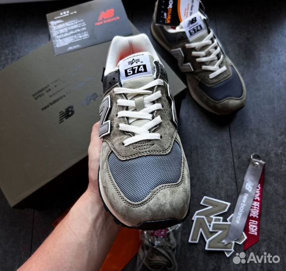 New balance 574 alpha industries 41-45р