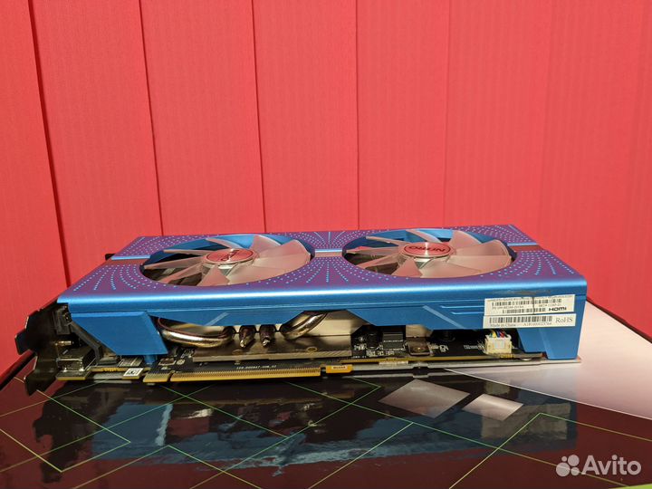 Sapphire nitro+ rx580 8GB в отличном состоянии