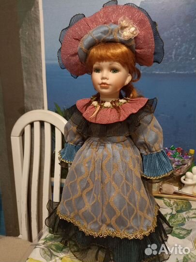 Кукла фарфоровая коллекционная Remeco