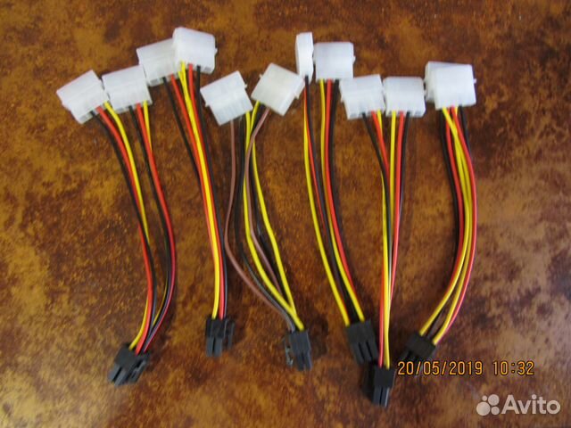 Переходник питания для видеокарт 6 и 8 pin