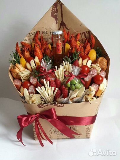 Букет съедобный мужской на 23 февраля