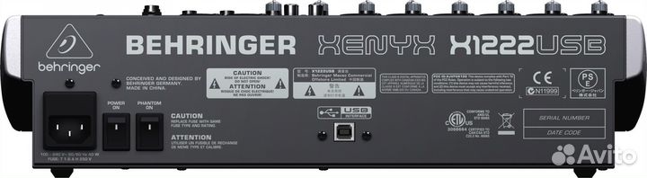 Микшерный пульт Behringer X1222USB