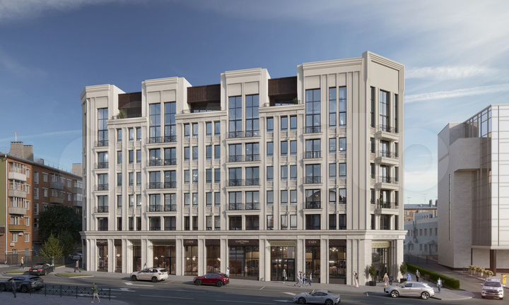 1-к. квартира, 99,6 м², 2/6 эт.