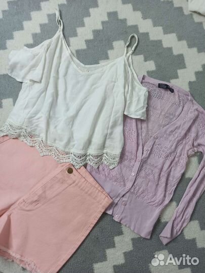 Пакетом женская летняя одежда s-m