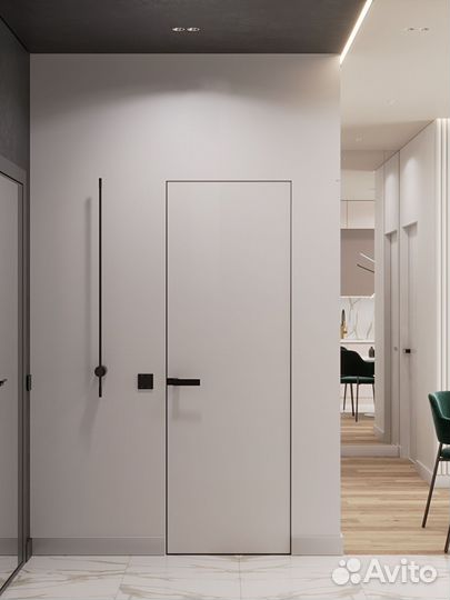 Дверь скрытого монтажа комплект