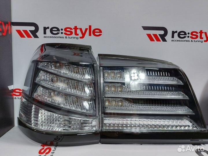 Стоп - сигналы Lexus LX570 12-15г Дымчатые 1234