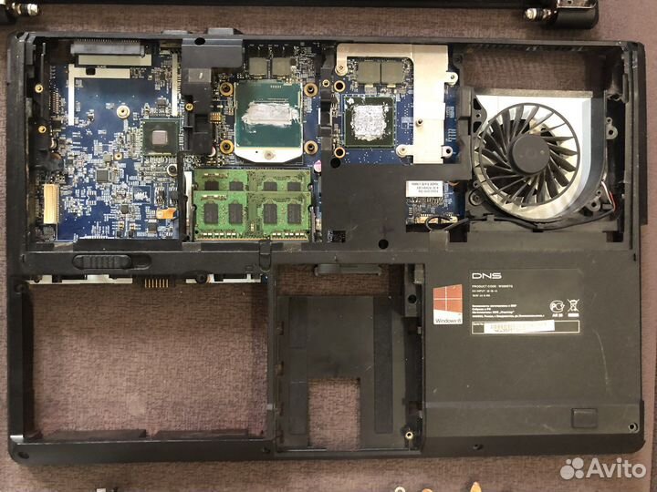 Игровой ноутбук intel i7-4700 DNS w350