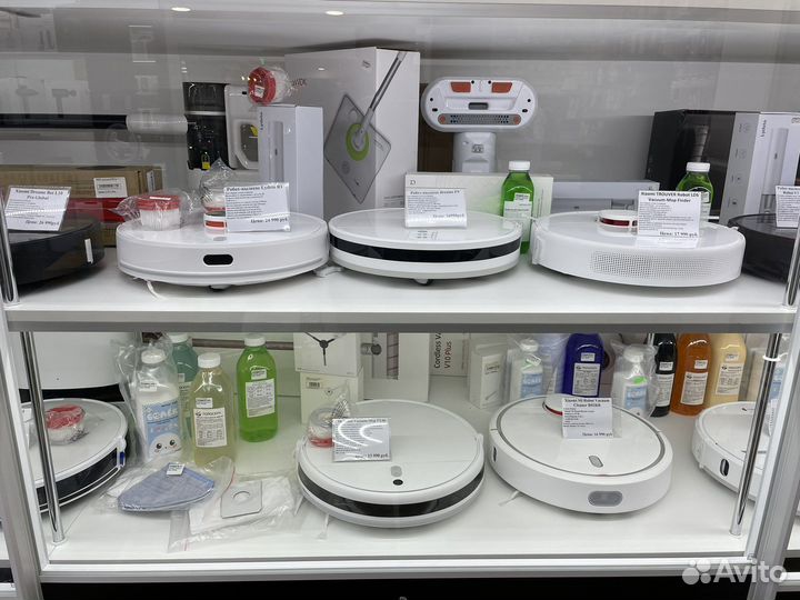 Роботы-пылесосы электро Швабры Xiaomi Mi