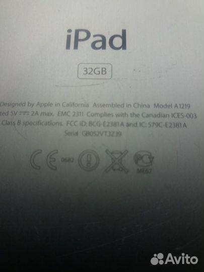 Планшет apple iPad