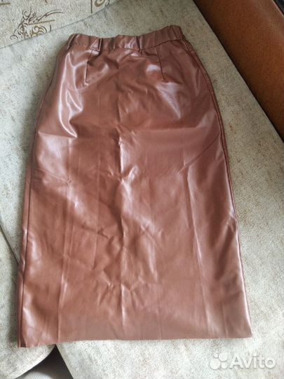 Кожаная юбка