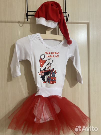 Новогодний костюм для девочки 74