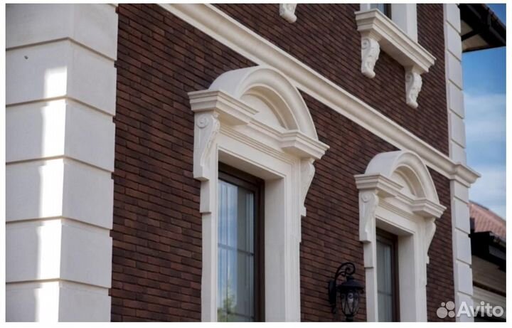 Молдинг декоративный на фасад дома. На заказ