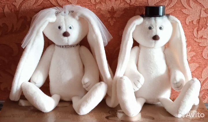 Заяцы тильда(молодожены)