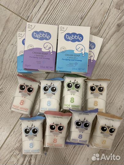 Влажные салфетки и мыло