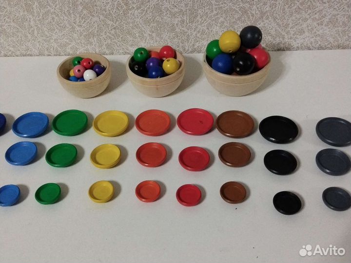Развивающие игрушки монтессори сортировка