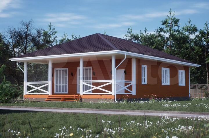 Дом 132 м² на участке 6 сот.