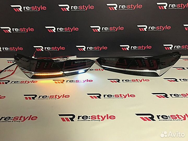 Стопы Toyota Camry 70 Lexus Style С хромом