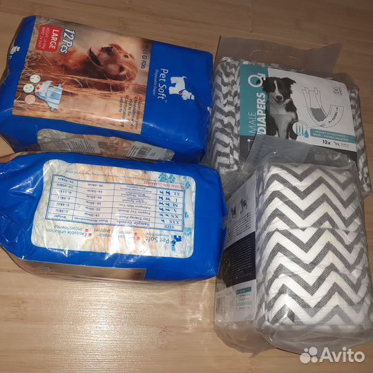 Памперсы для животных M -Pets, Pet Soft