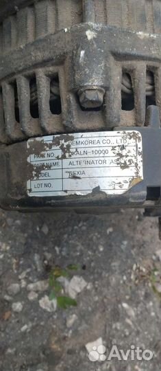 Генератор на daewoo nexia