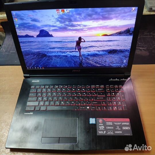 Ноутбук MSI i7-6700/GTX 970/DDR4 8Gb/SSD + HDD