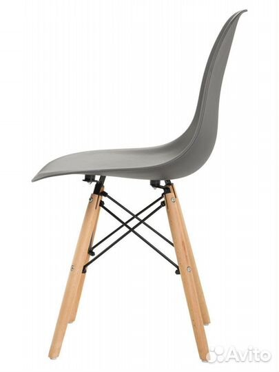 Стул в стиле eames DSW, темно- серый