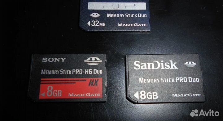 Карта памяти Sony PSP Memory Pro Duo PS Vita