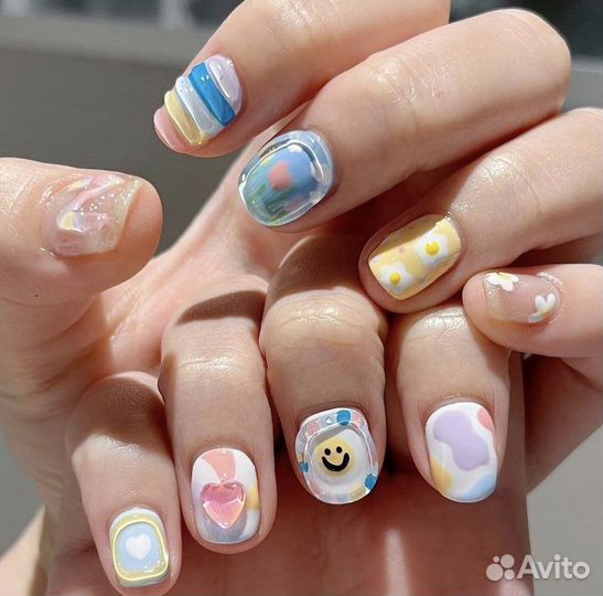 Наращивание ногтей,маникюр,гель-лак