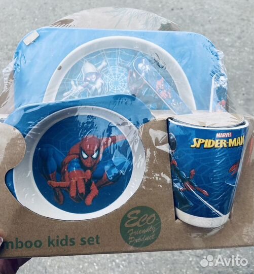 Набор детский био посуды бамбук