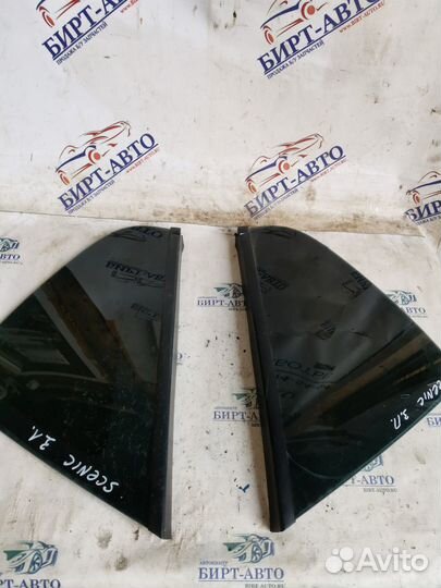 Стекло заднее кузовное (форточка) Renault Scenic I