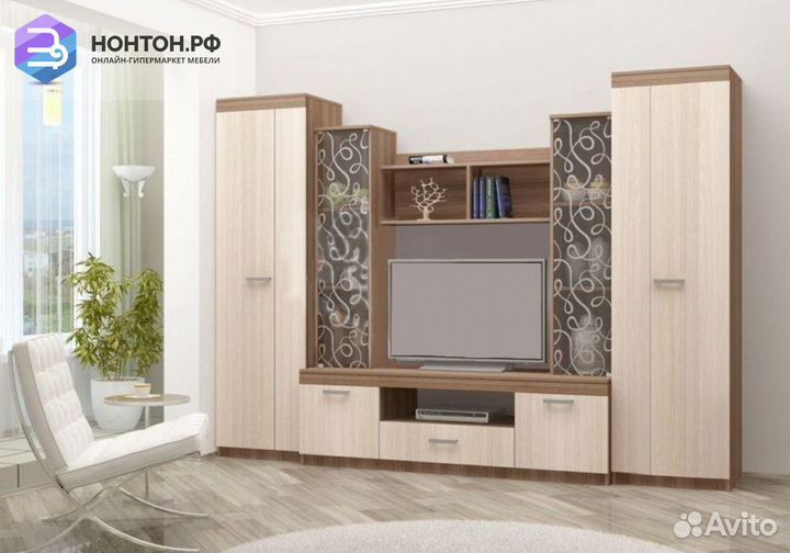 Гостиная Атлантида 4 ясень шимо светлый / ясень ши