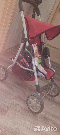 Детская игрушечная коляска,пупсик беби борн