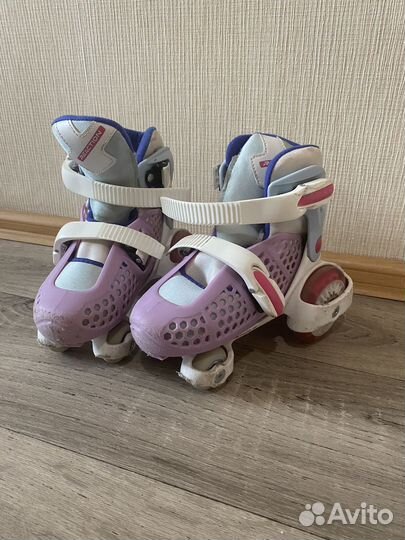 Коньки роликовые 29-32+шлем+сумка