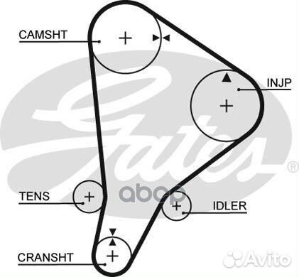 5118 ремень грм Gates 5118 Gates