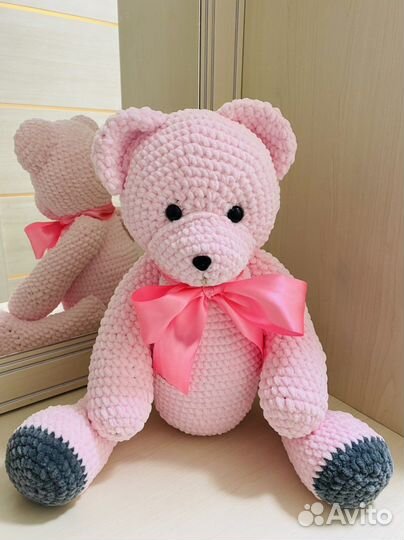 Вязанная игрушка Мишутка