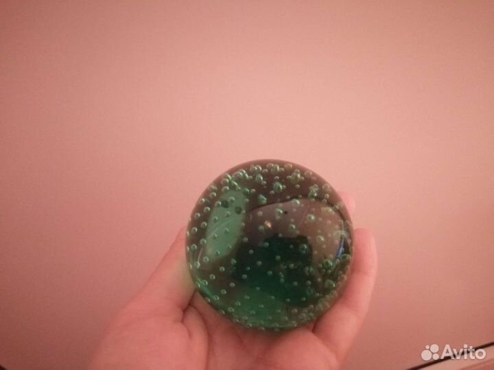 Пресс папье стекло. Стеклянный шар