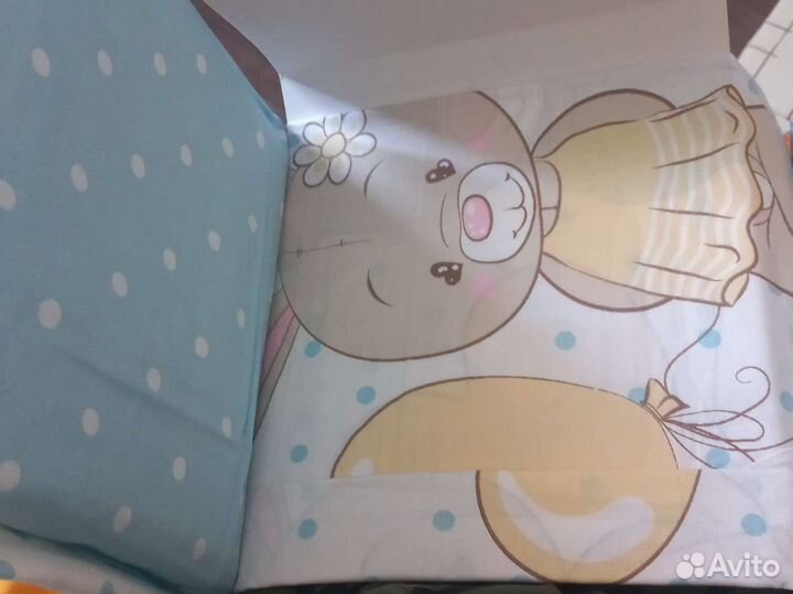 Комплект постельного белья в детскую кроватку