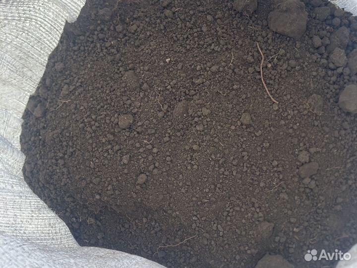 Земля чернозем в мешках
