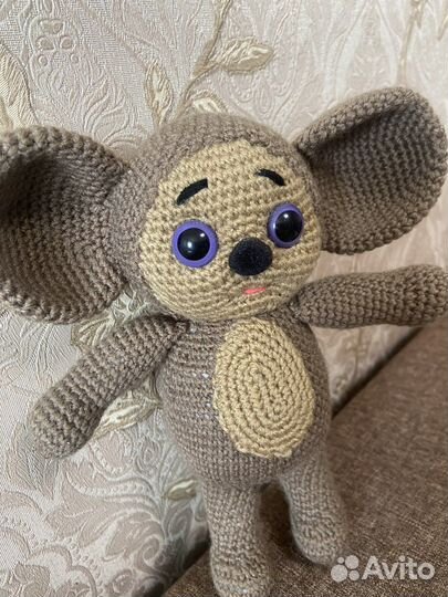 Мягкая игрушка чебурашка ручной работы