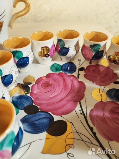 Набор Дулево - Графин, поднос, стопки