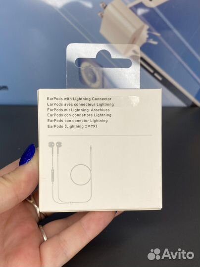 Наушники apple проводные lightning