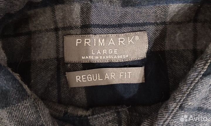 Рубашка в клетку primark