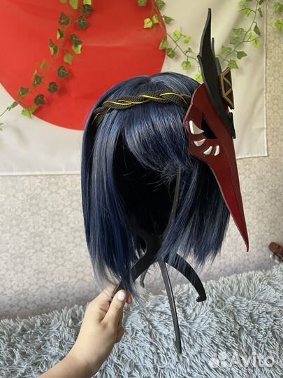 Косплей парик костюм Кудзе Сара Геншин