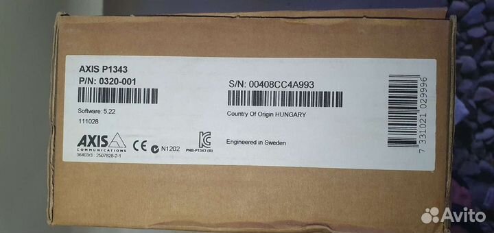 Видеокамера axis p1343