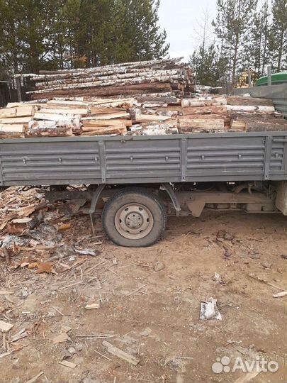 Дрова колотые УАЗ самосвал